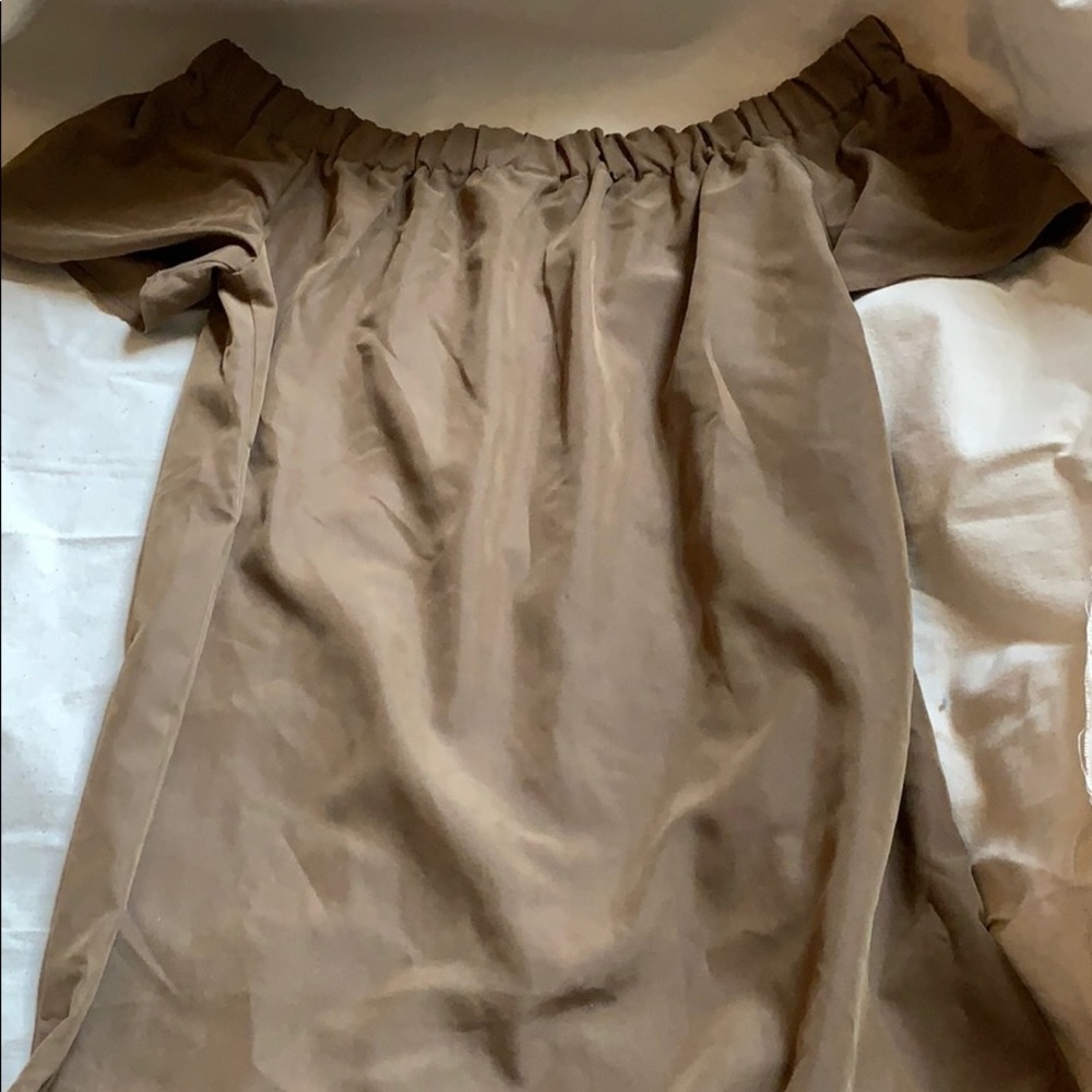 off the shoulder dress